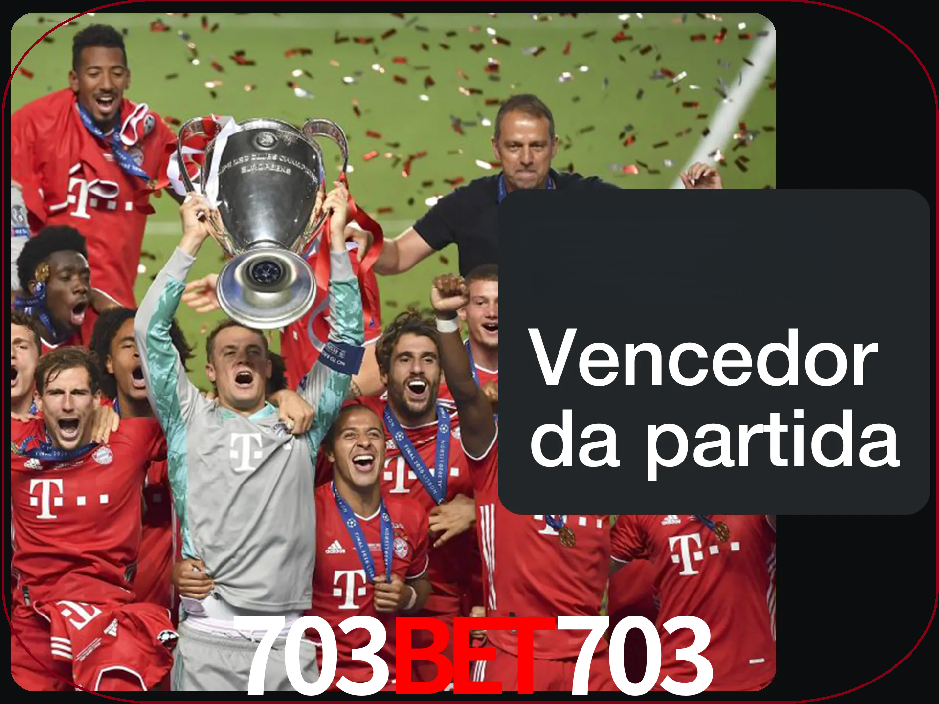 Aposte no vencedor e ganhe uma grande quantia de dinheiro.