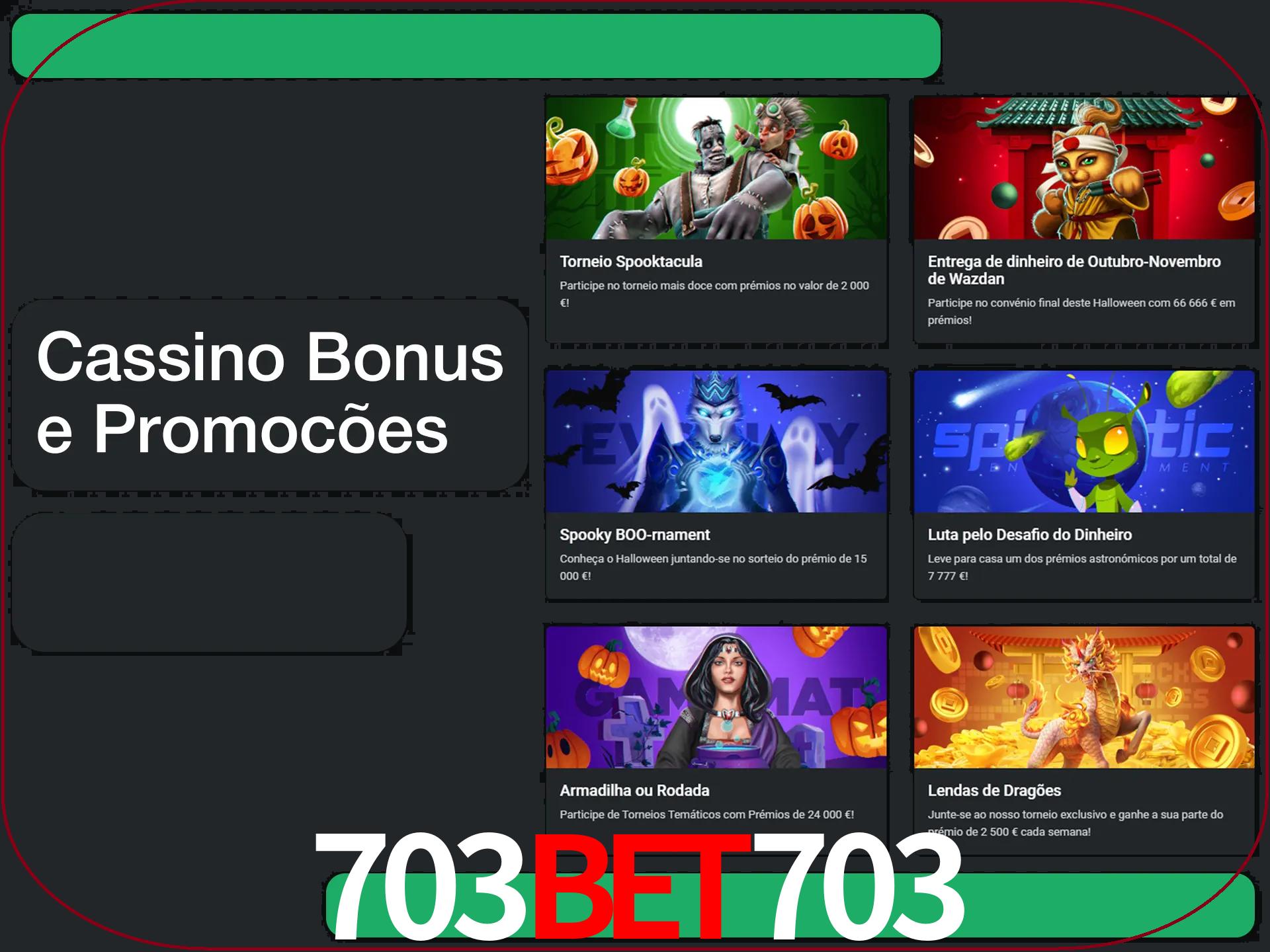 Verifique se há novos bônus de cassino para reivindicar.