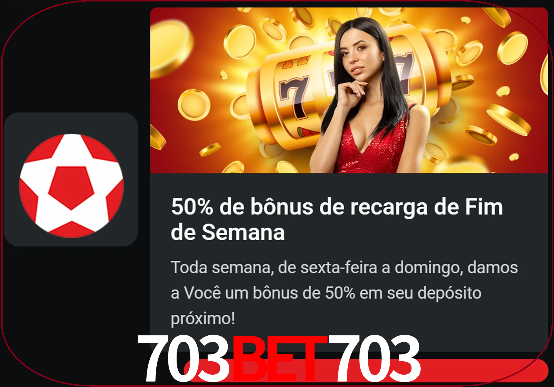 Volte a cada semana para receber novos bônus em dinheiro.