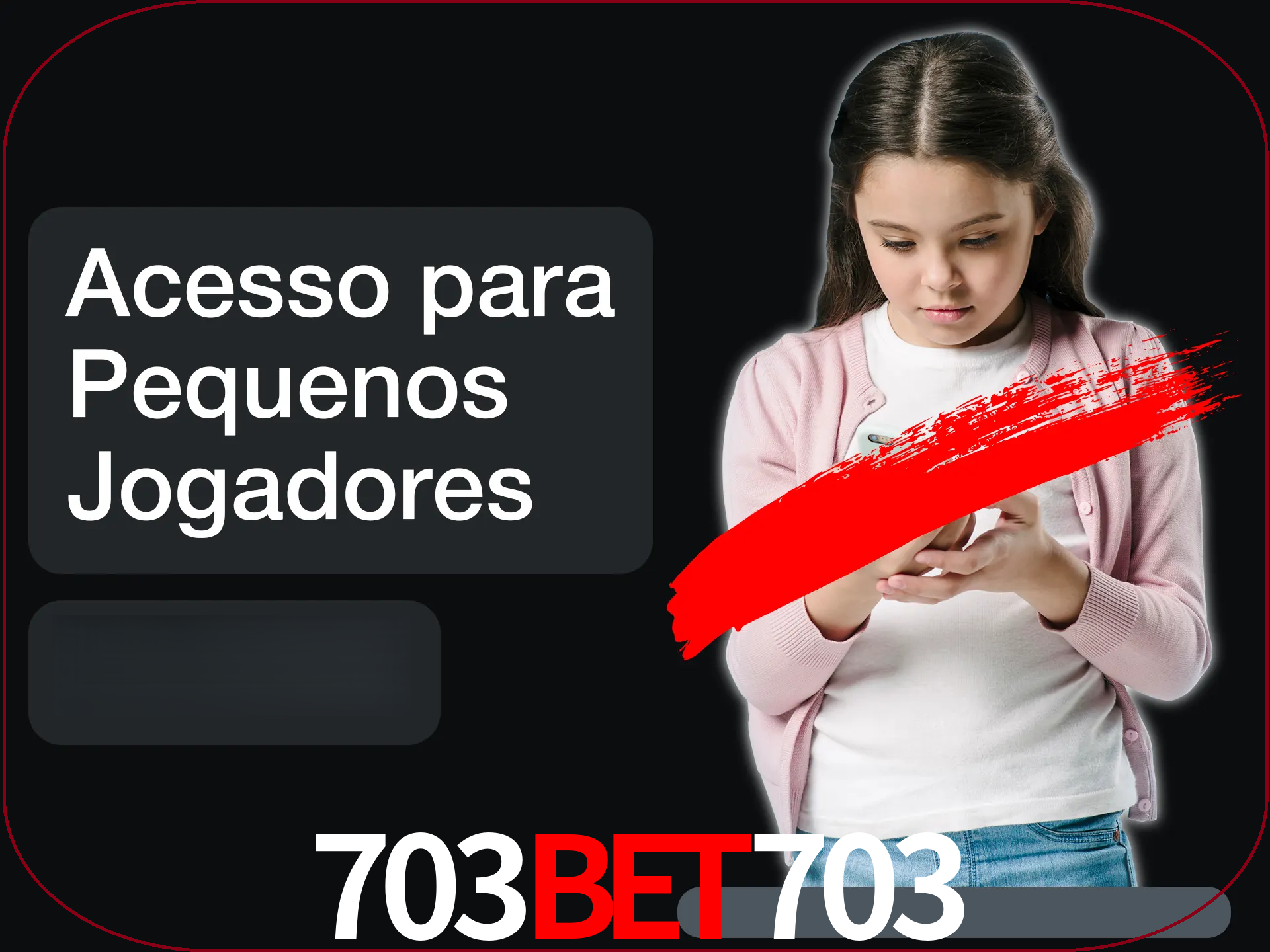 As crianças não podem jogar jogos de cassino.